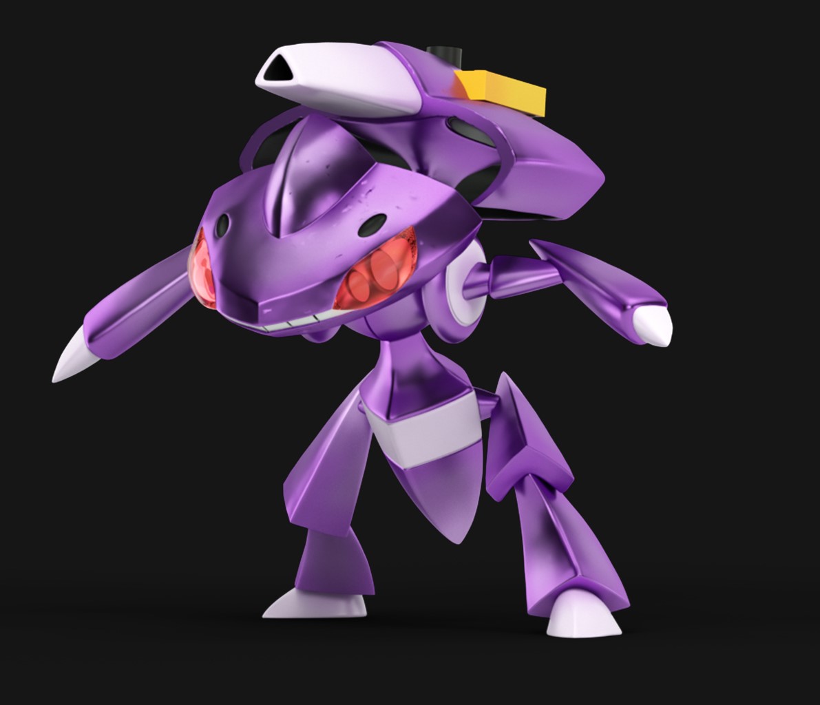 Wonder Studio - Pokémon Primary Color Genesect & Glitter Color Genesec Statues(GK)