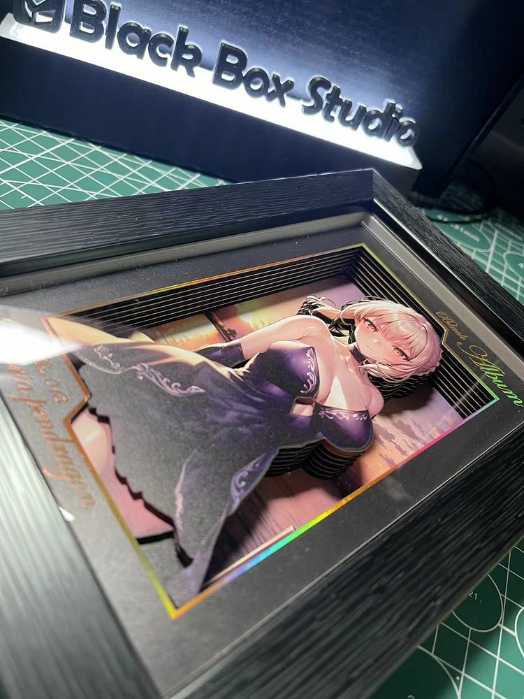 IN-STOCK Black Box Studio - Fate/stay night - Decorative Painting of Altria Pendragon BA-013 & BBLG-006 Scene-Statue Master