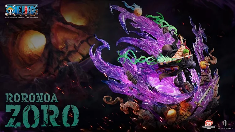 Anime Mason Art - One Piece Roronoa Zoro Three Swords Style 1/6 Scale Licensed GK Statue