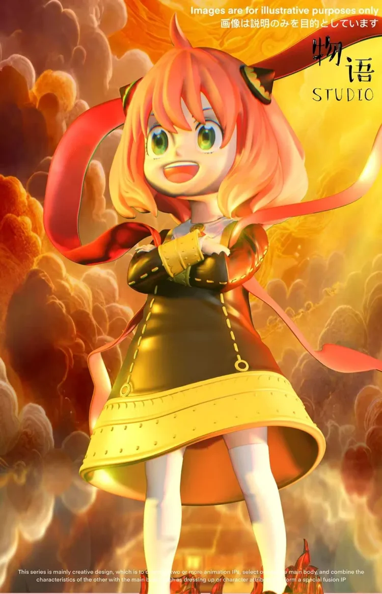 Wu Yu Studio - Spy x Family Anya Forger COS Nezha Statue(GK)