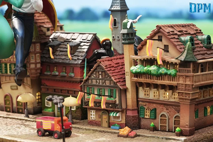 OPM Studio - Howl's Moving Castle Desktop Small Scene Series #6 Sophie and Howl Skywalk Statue(GK)