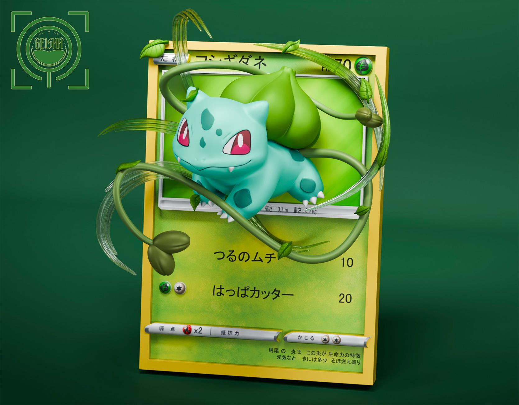 Pre-order GEISHA  Jigglypuff Charmander and Bulbasaur Pokémon GK Figure Model