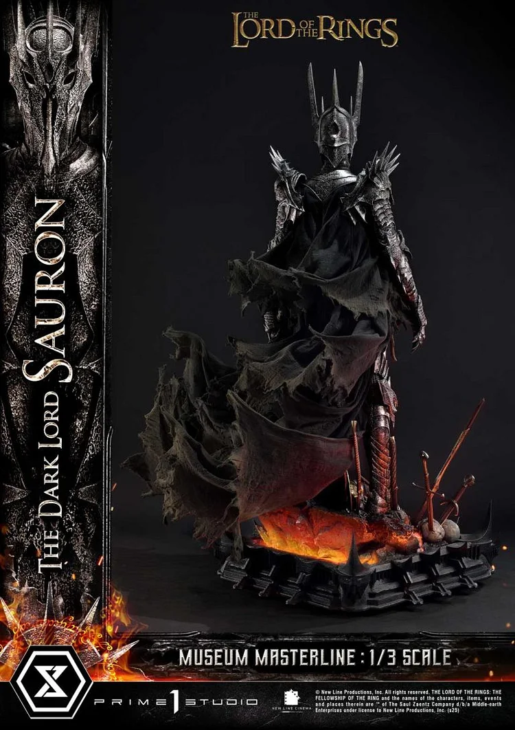 Prime 1 Studio - Museum Masterline The Lord of the Rings (Film) The Dark Lord Sauron MMLOTR-01 MMLOTR-01S (Licensed) Action Figure-Statue Master