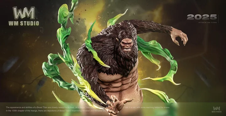 WM Studio - Beast Titan Attack on Titan Statue 