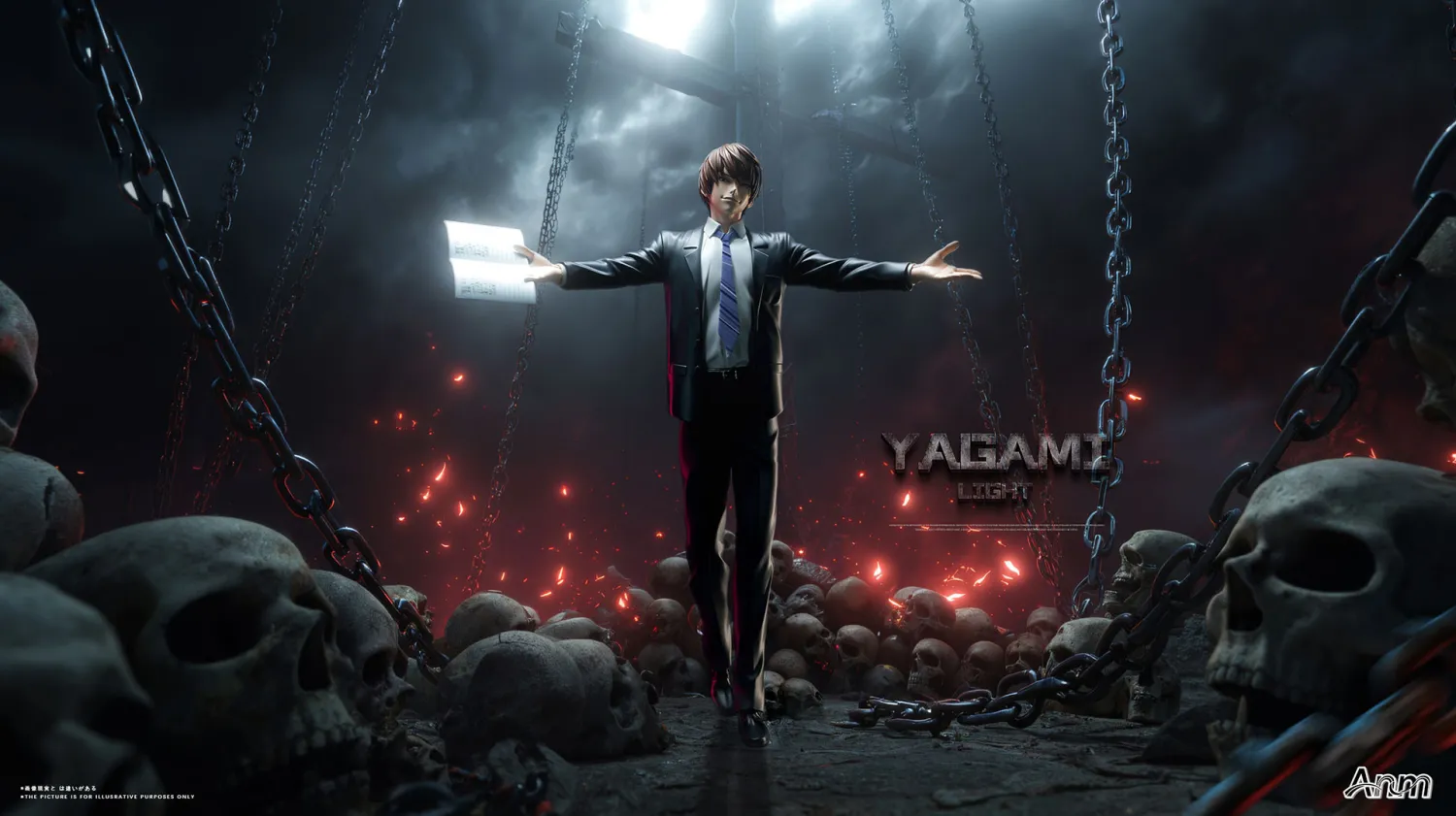 Anm Studio - Light Yagami Death Note Statue 