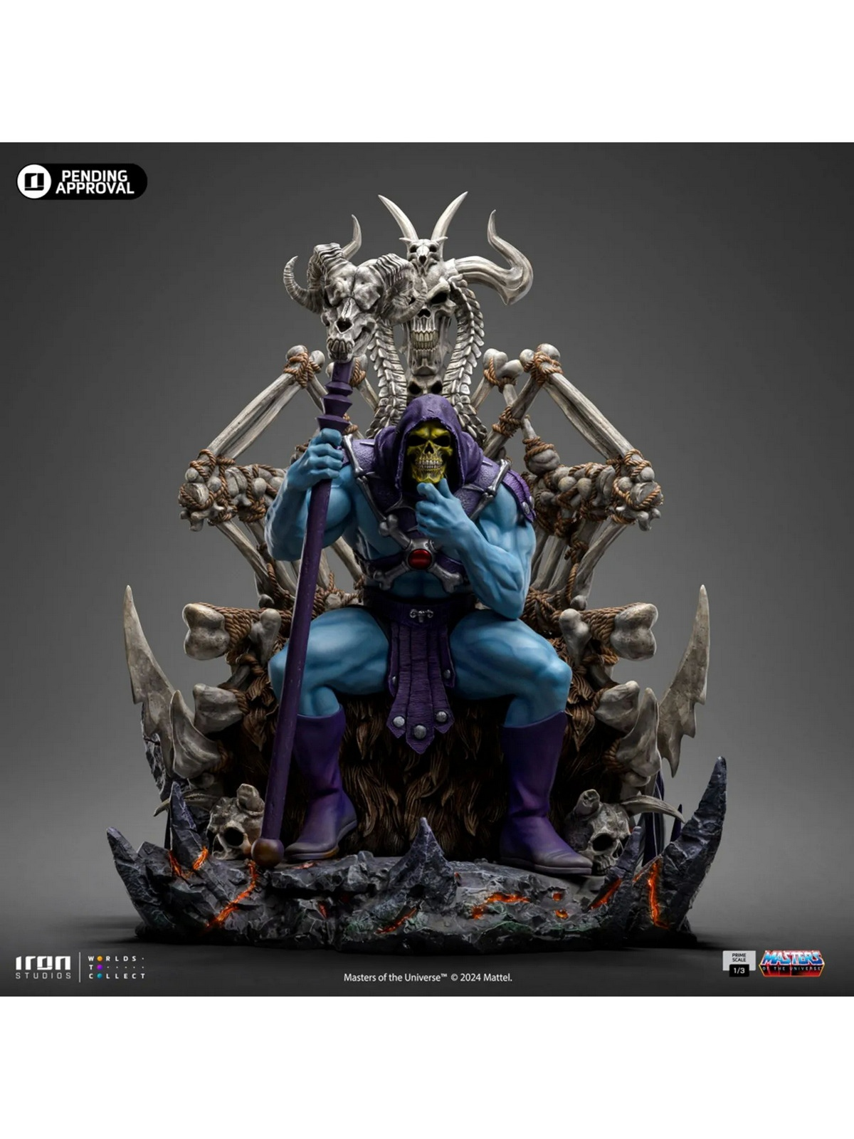 Iron Studio - Masters of the Universe Skeletor Statue (10th anniversary) HEMAN113324-14 (Licensed) 1/3 Statue(GK)-Statue Master