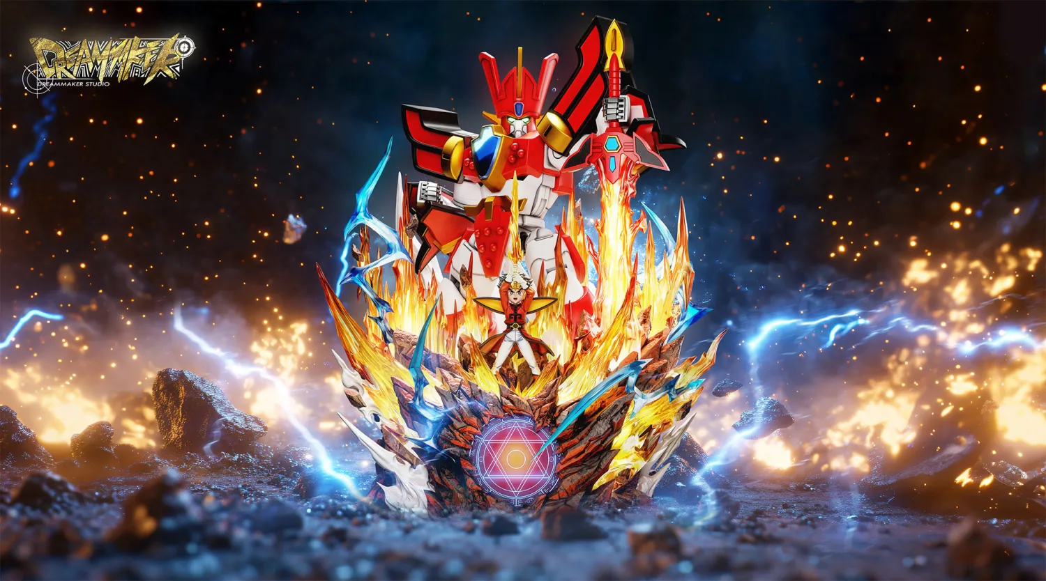 Dream Maker Studio - Nostalgia Series 03 Mado King Granzort Mado King Granzort Statue 