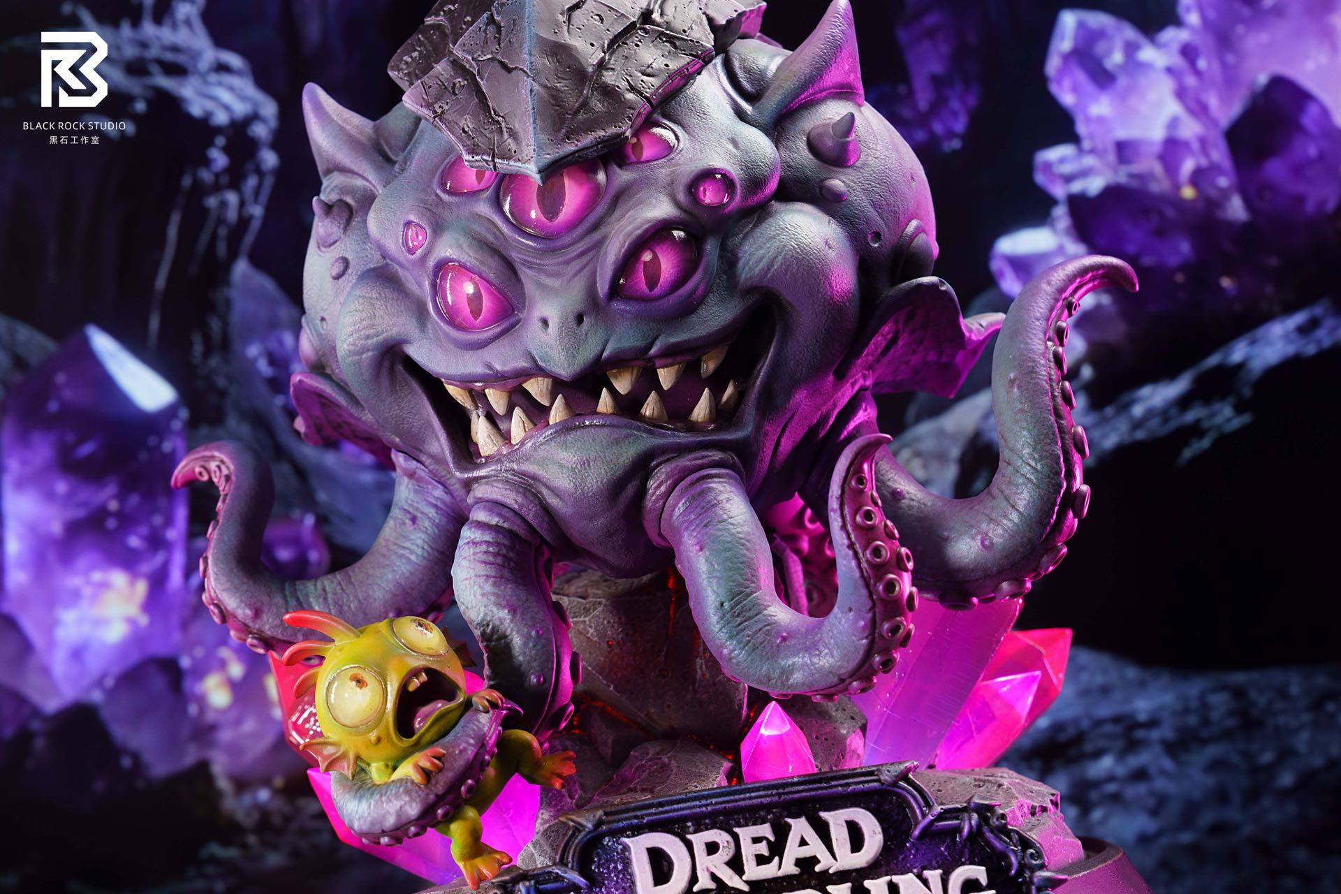 BR Studio Gryphon X Observer X Ogre Chibi Figure World of Warcraft