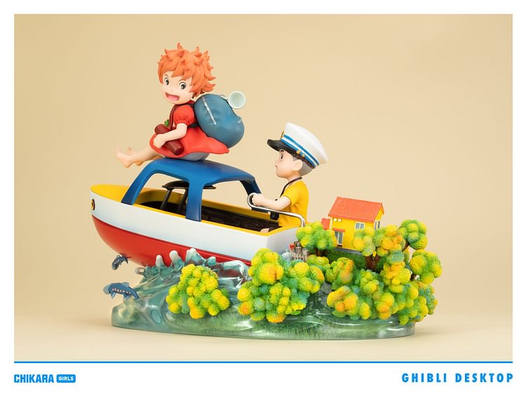 CHIKARA Studio - Ponyo on the Cliff - Pony & Sosuke Statue(GK)