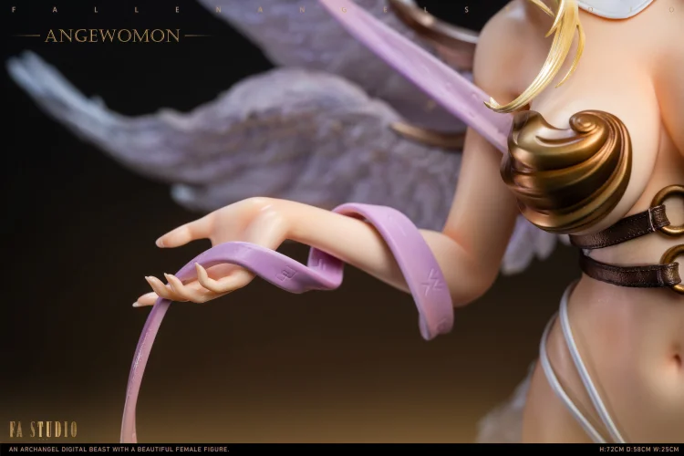 PRE-ORDER Fallen Angel Studio - Digimon - Angewomon & Lady Devimon - 1/4 Scale Resin Statue(GK) (Adult 18+)