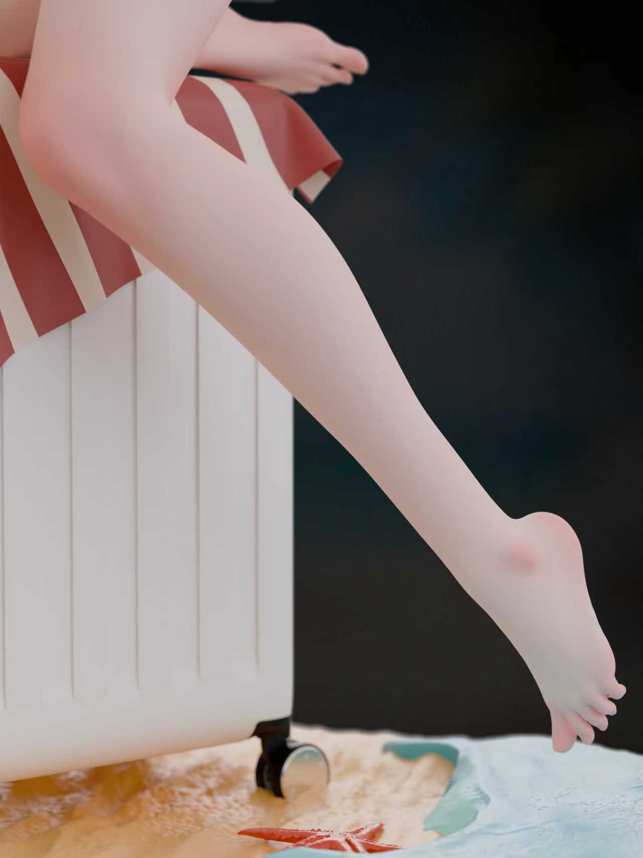 Yaomengmeng Studio Swimsuit Kurumi Statue