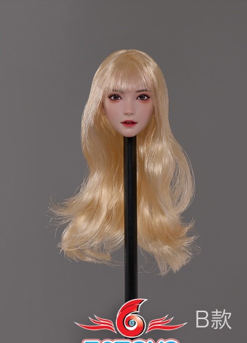 Z6TOYS - Original 1/6 Asian movable eye beauty head sculpture Yueyue ZC016ABCDEF (Licensed)