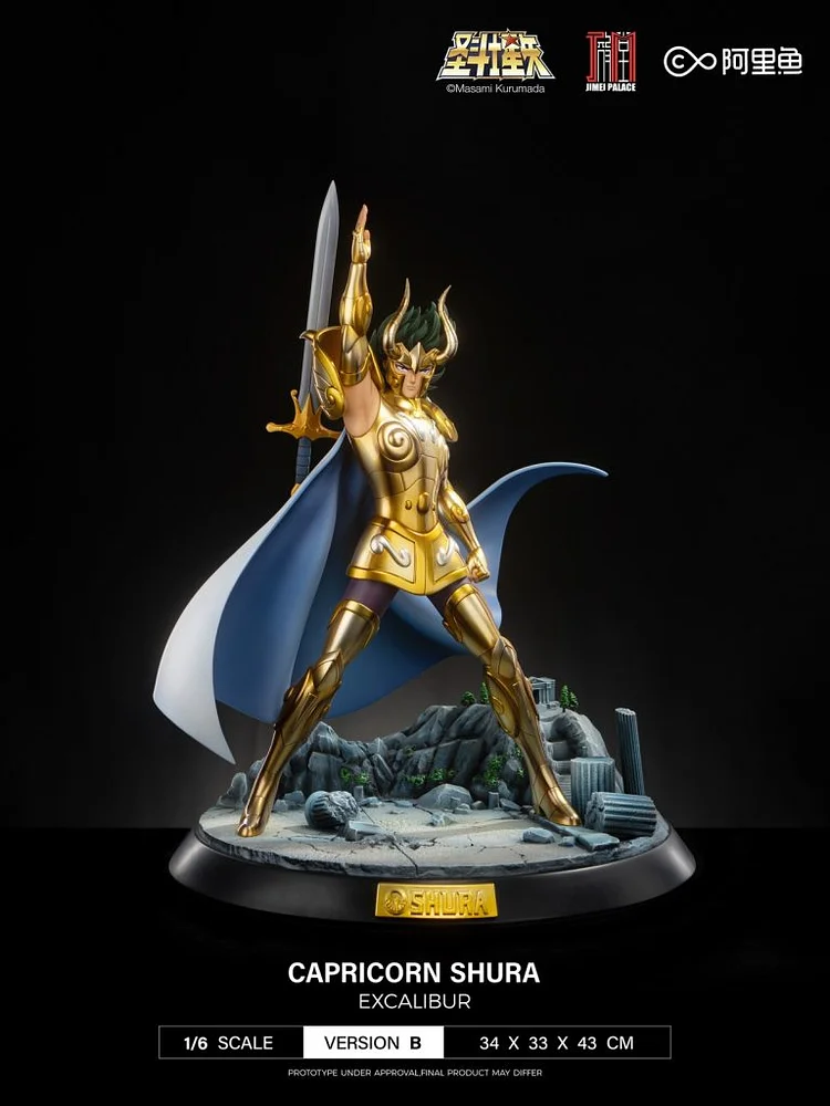 JIMEI PALACE Studio - Saint Seiya 05 Capricorn Shura (Licensed) Statue(GK)