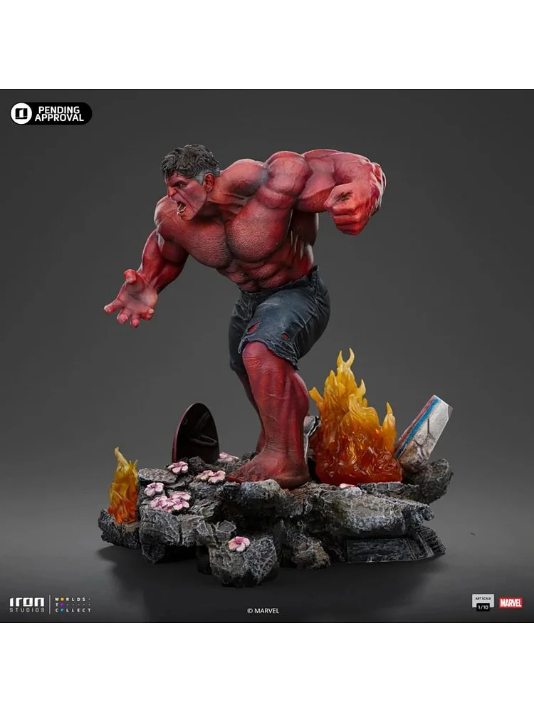 Iron Studio - Marvel Brave New World Art Scale 1/10 Statue Red Hulk (Licensed) Statue(GK)