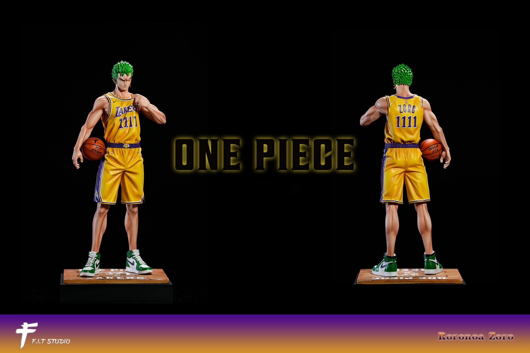 F.I.T Studio - One Piece NBA All Star Series Roronoa Zoro 1/6 & 1/4 Statue(GK)