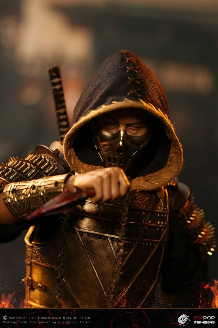 POPTOYS - Original 1/6 Representative from Hell Warrior Scorpion POP EX049 (Licensed) Action Figure