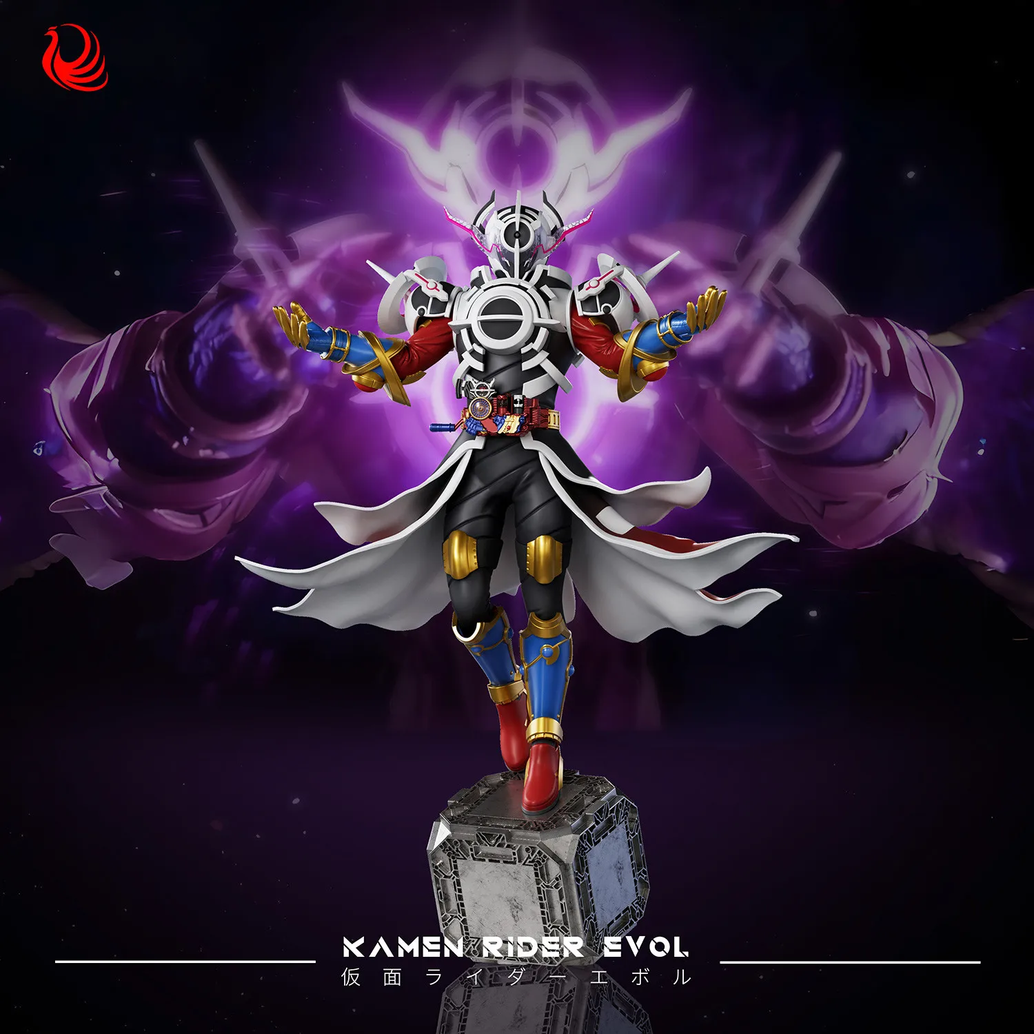 Wan Guan Zao Wu Studio - Kamen Rider 01 Evol Statue