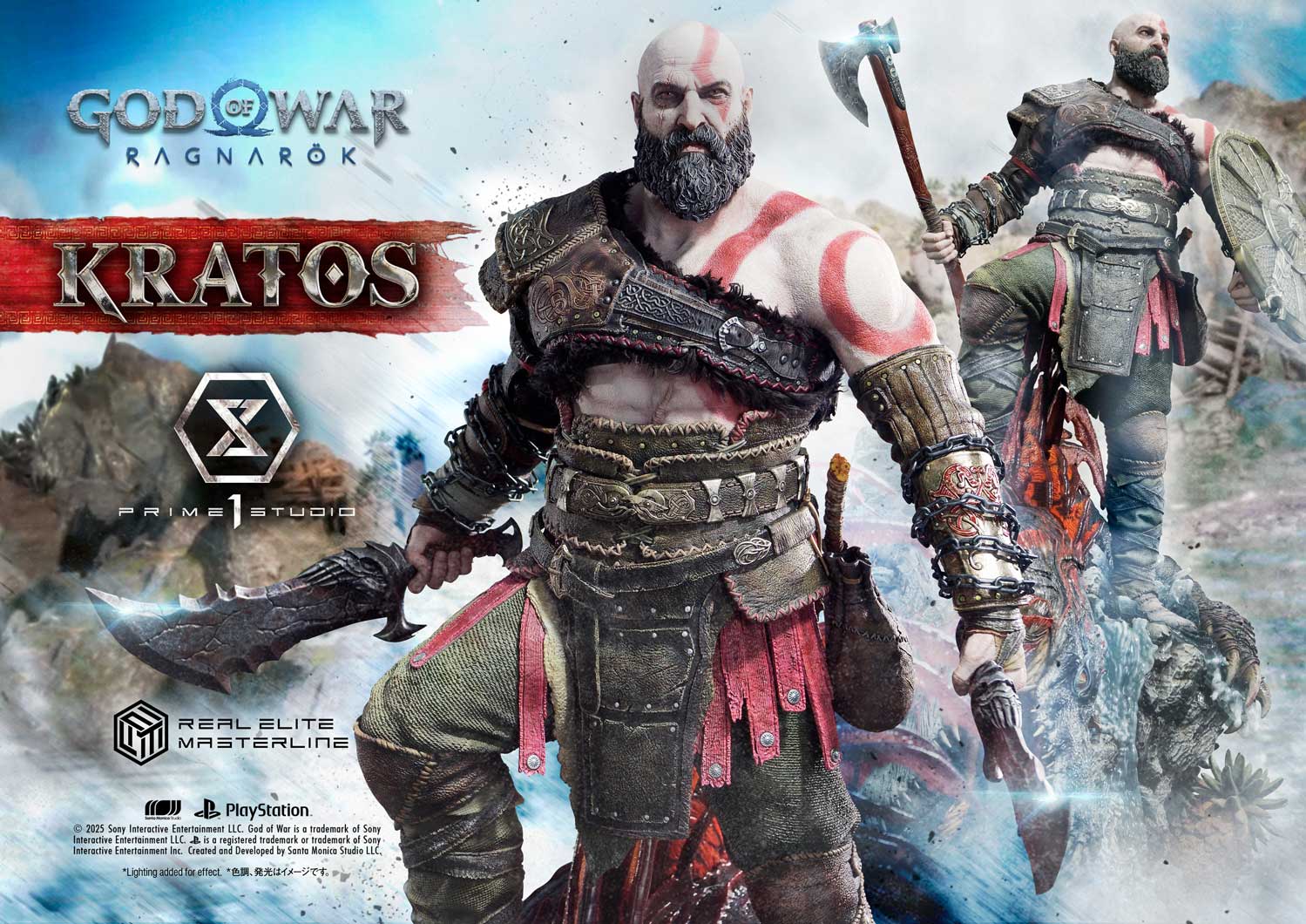 Prime 1 Studio - Real Elite Masterline God of War: Ragnarok Kratos Ultimate Version REMGOW-01 REMGOW-01UT REMGOW-01UTS (Licensed) 1/3 Action Figure-Statue Master