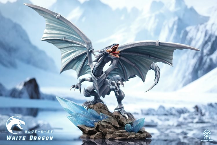 Aftershock Studio - Yu-Gi-Oh Blue-Eyes White Dragon & Red-Eyes Black Dragon Statue(GK)