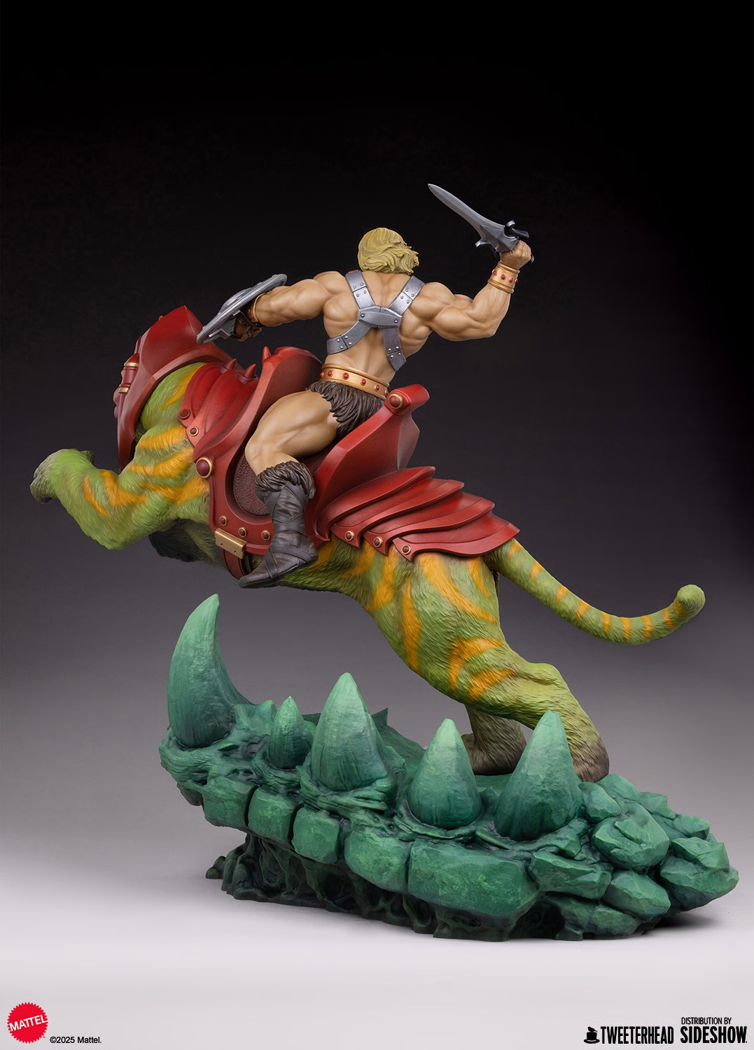 Sideshow x Tweeterhead 76cm the new Masters of the Universe He-ManTM & Battle CatTM Quarter Scale Maquette 9095112
