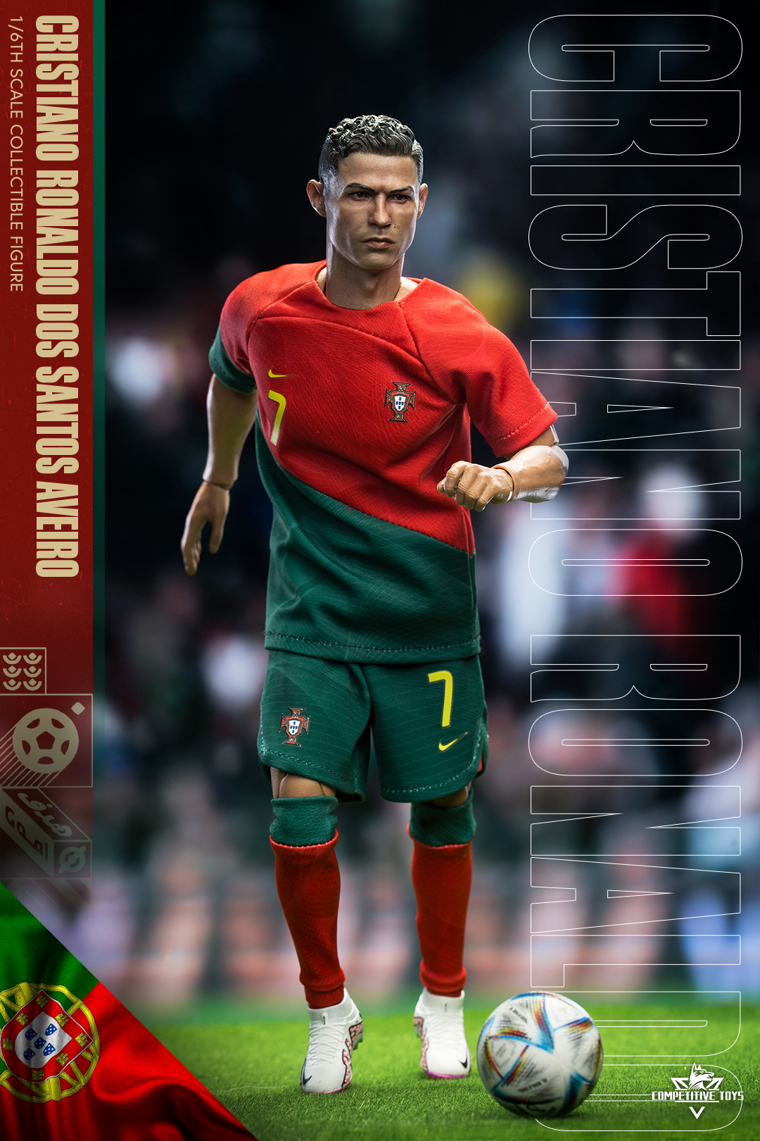In-stock Competitive Toys Com002 1/6 Action Figure 2022 World Cup  Cristiano Ronaldo