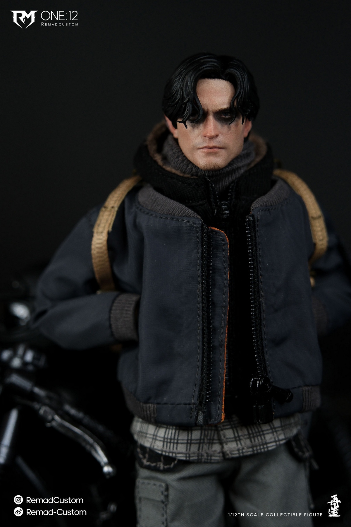 Remad Custom Studio - DC Comics Batman 1/12 Motorcycle Wanderer 6 inch Cloth Outfit Articulated Figure RM-013