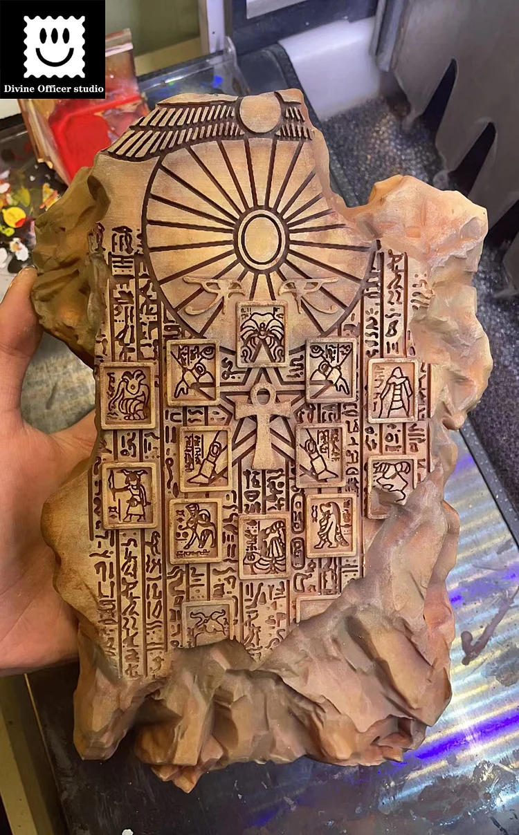 Divine Officer Studio - Yu-Gi-Oh Exodia Slate & Pharaoh Atem Memory Slate Scene