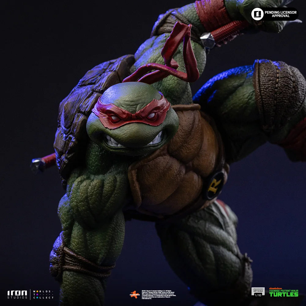 Iron Studio - Raphael Teenage Mutant Ninja Turtles Art Scale 1/10 Statue NICKEL135426-10 Licensed