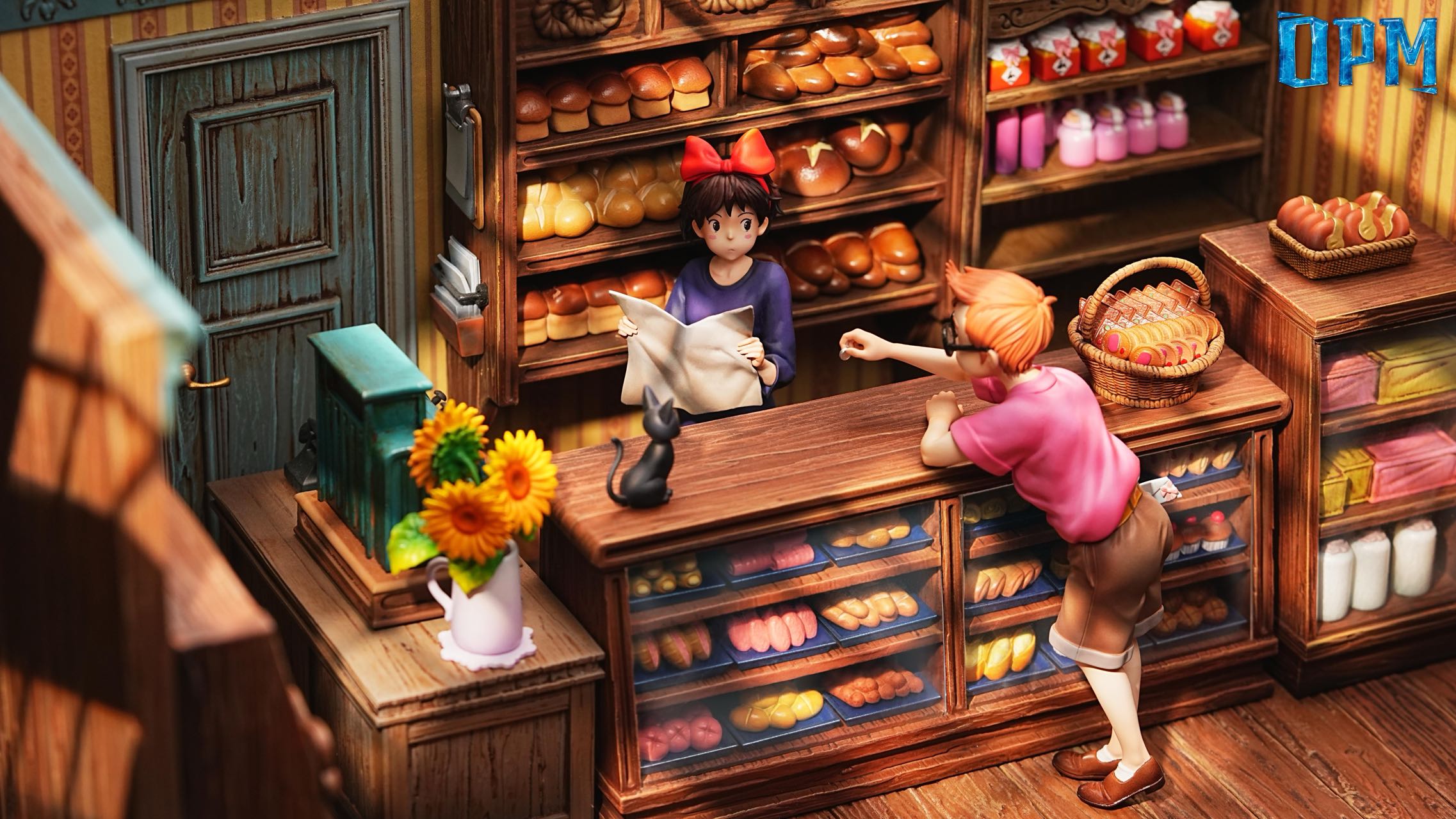 OPM Studio OPM Miyazaki Hayao Desktop Scene Series 014  Kiki's Delivery Service Bakery