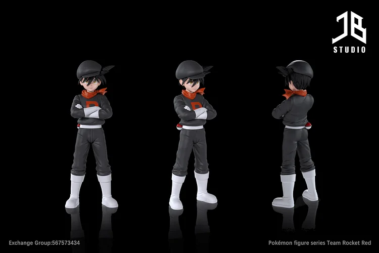 JB Studio - Pokemon  - World Zukan Team Rocket Uniform Ver. Red 1/20 Scale  Statue (GK)