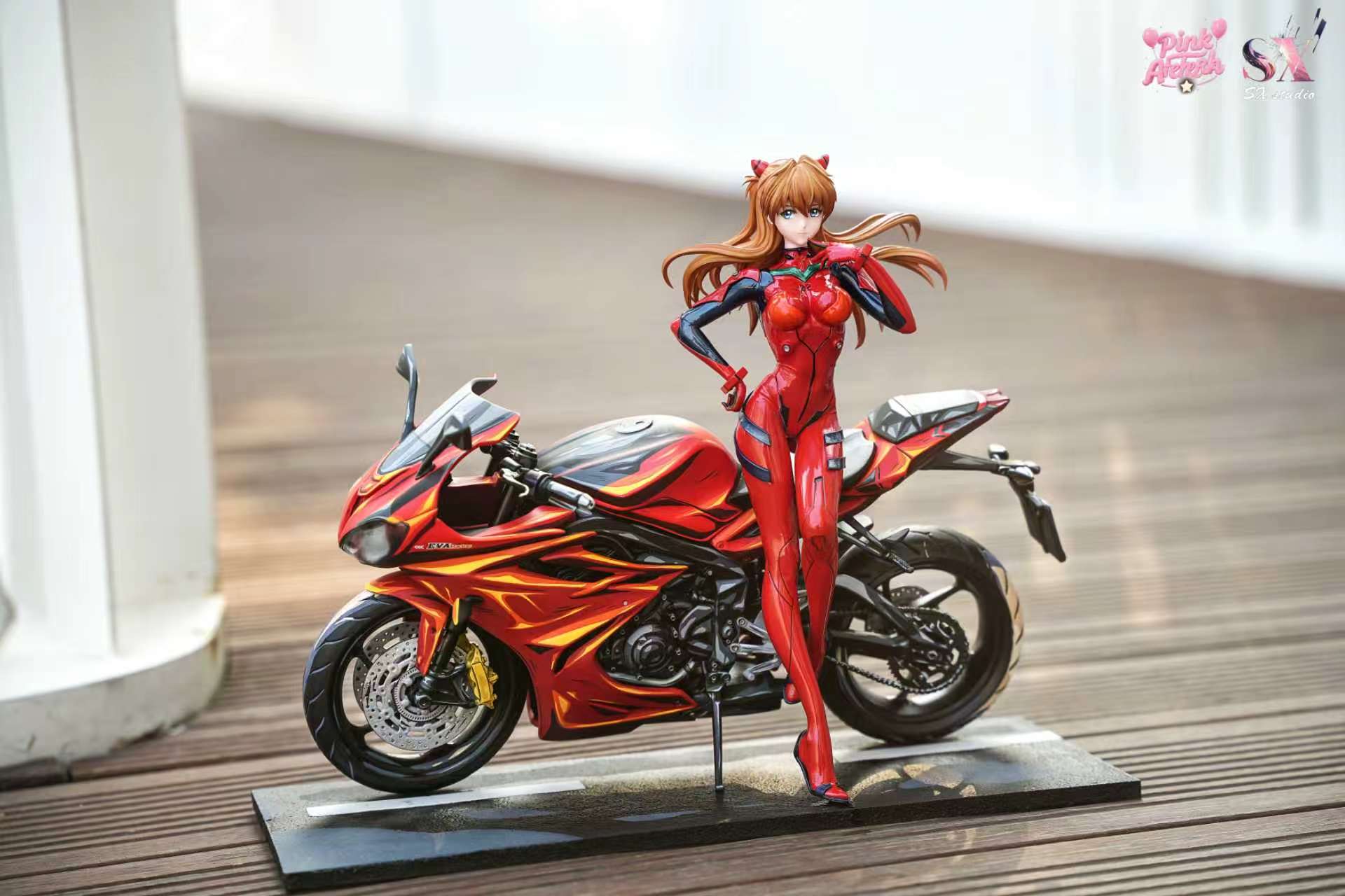 Aetheria Studio&SX Studio Asuka Langley Sohryu Motorcycle Girl Neon Genesis Evangelion