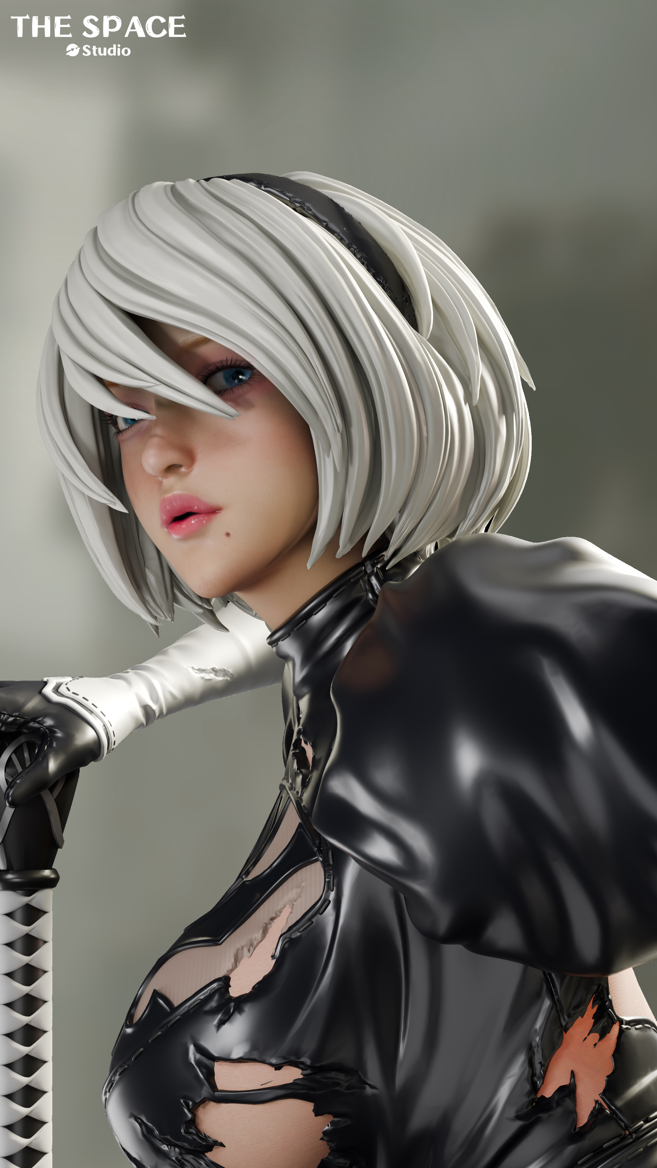 The Space Studio - NieR:Automata 2B Private Customization 1/6 & 1/4 Statue(GK)