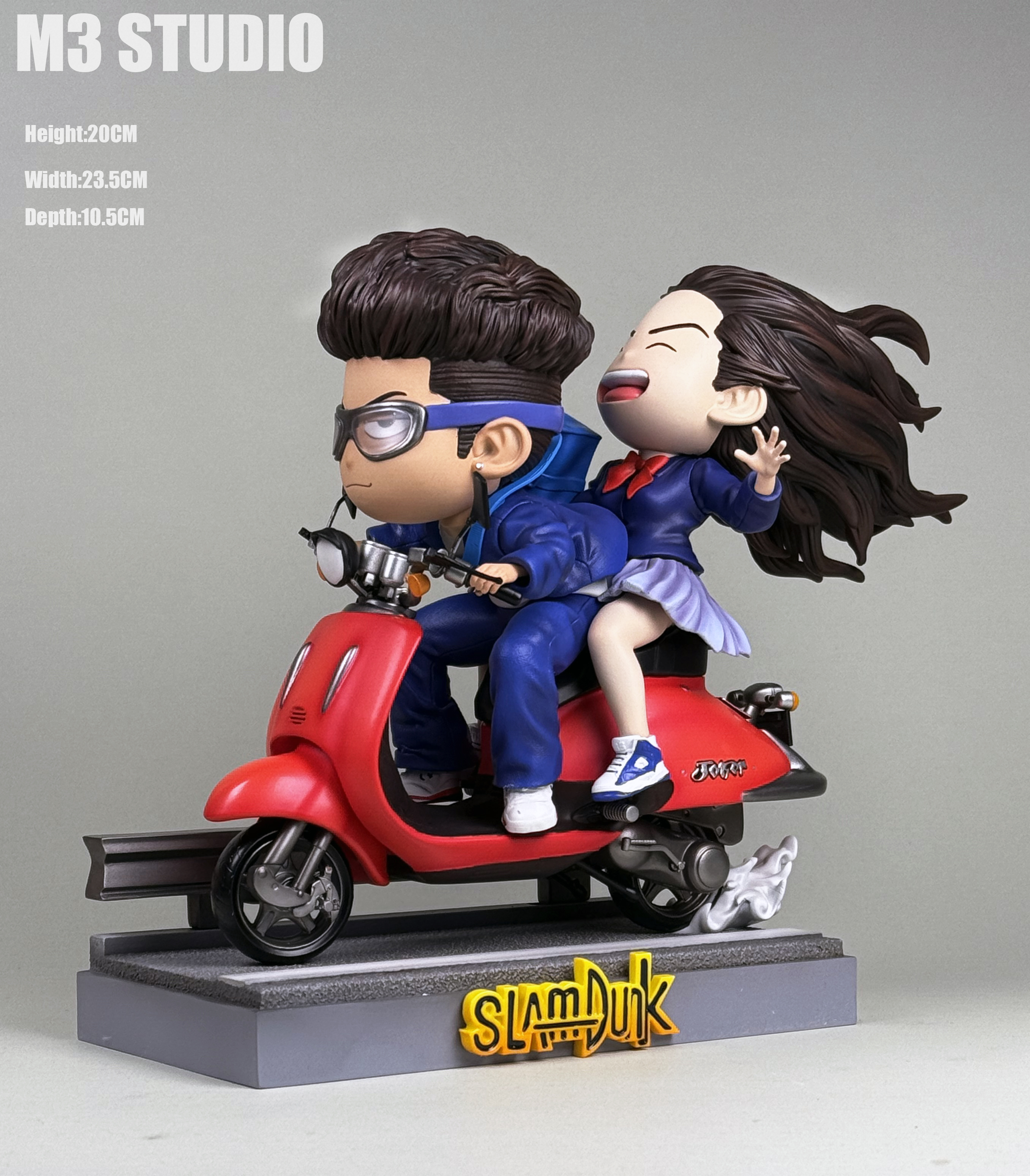 M3 Studio - Slam Dunk - Riding Miyagi Ryota & CaiZi Statue(GK)