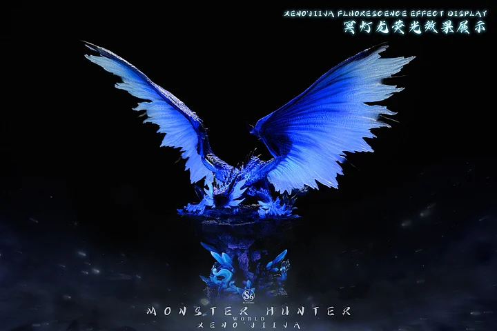 S6 Studio - Monster Hunter Xeno'jiiva with LED Statue 