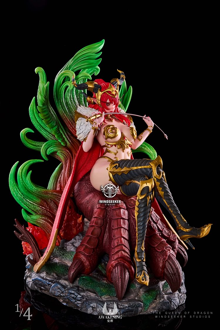 Windseeker Studio & Jue Xing Studio - Original Red Dragon Queen 1/4 Statue(GK) World of Warcraft-Statue Master