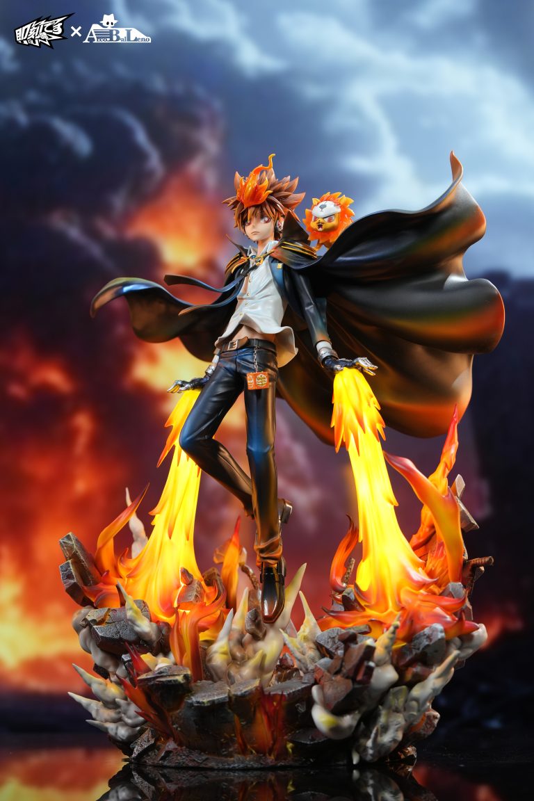 Ji ke Studio & Arcobaleno Studio - Katekyo Hitman Reborn Sawada Tsunayoshi the Tenth Generation Leader of the Vongola 1/6 Statue(GK)