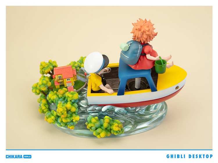 CHIKARA Studio - Ponyo on the Cliff - Pony & Sosuke Statue(GK)