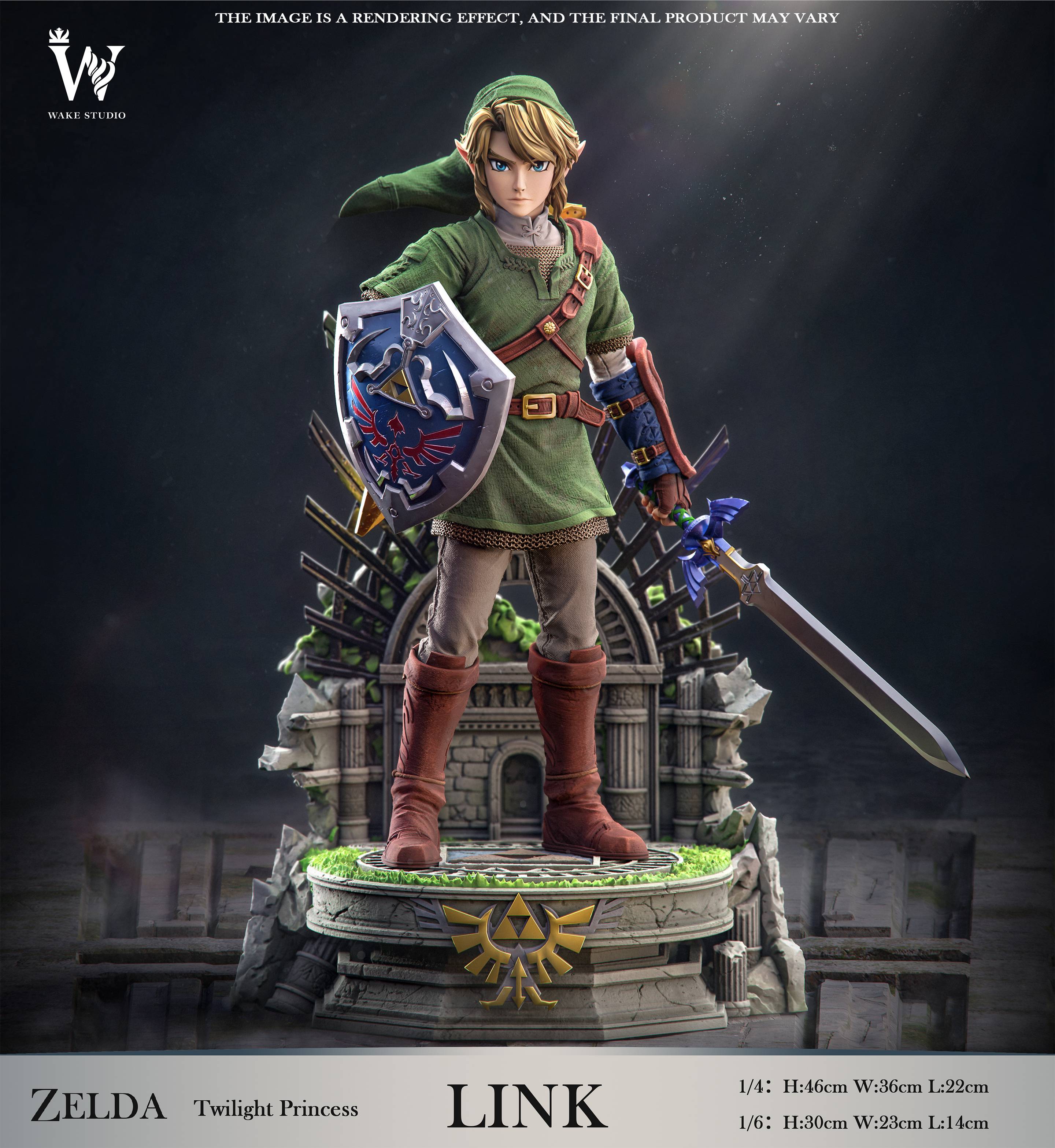 Pre-order Wake Zelda Twilight Link GK Limited Edition Handmade Statue Model