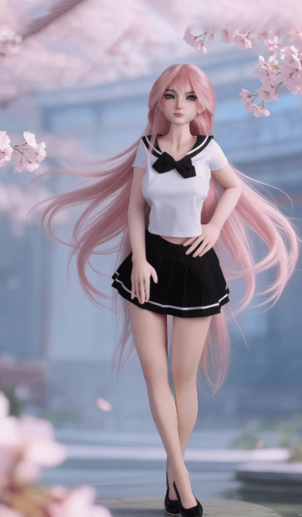 J-FOX Studio - 1/3 Veil 80cm Silicone Doll Licensed Statue 