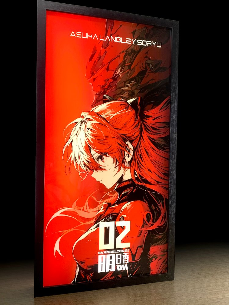 IN-STOCK MOMO Studio - EVA - Decorative Painting of Asuka Langley Soryu & Ayanami Rei Painting Scene-Statue Master