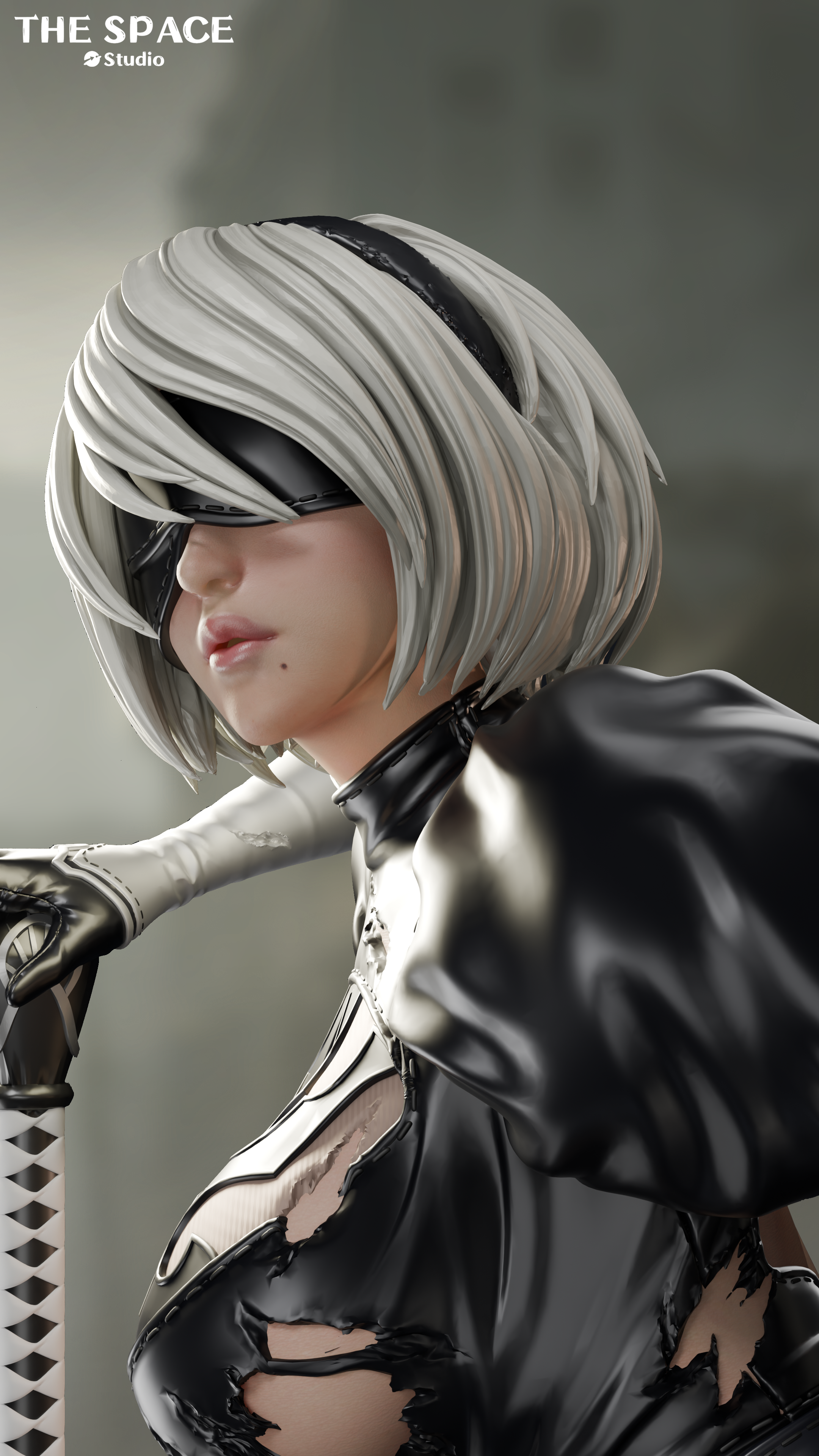 The Space Studio - NieR:Automata 2B Private Customization 1/6 & 1/4 Statue(GK)