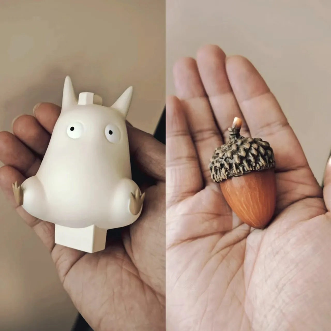 LongMiao Studio - My Neighbor Totoro - Moving Acorn Chibi Totoro  Statue (GK)