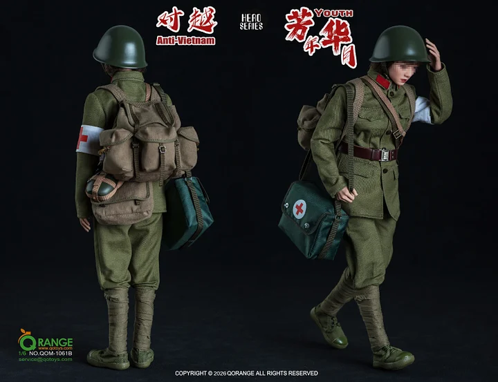 QORANGE QOTOYS - QORANGE QOTOYS 1/6 The Anti-Vietnam Youth Set NO.QOM-1061A/B Licensed Statue