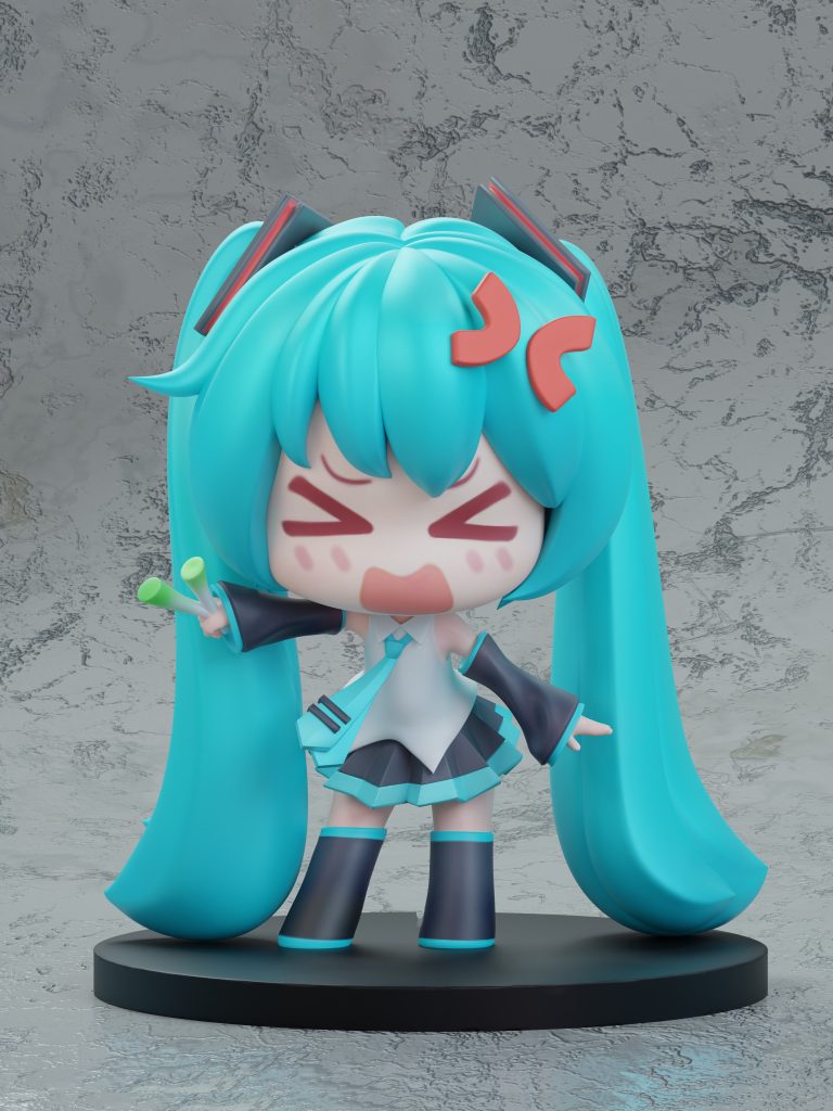 Chao She Studio - Project Sekai Green onion Hatsune Miku Statue(GK)