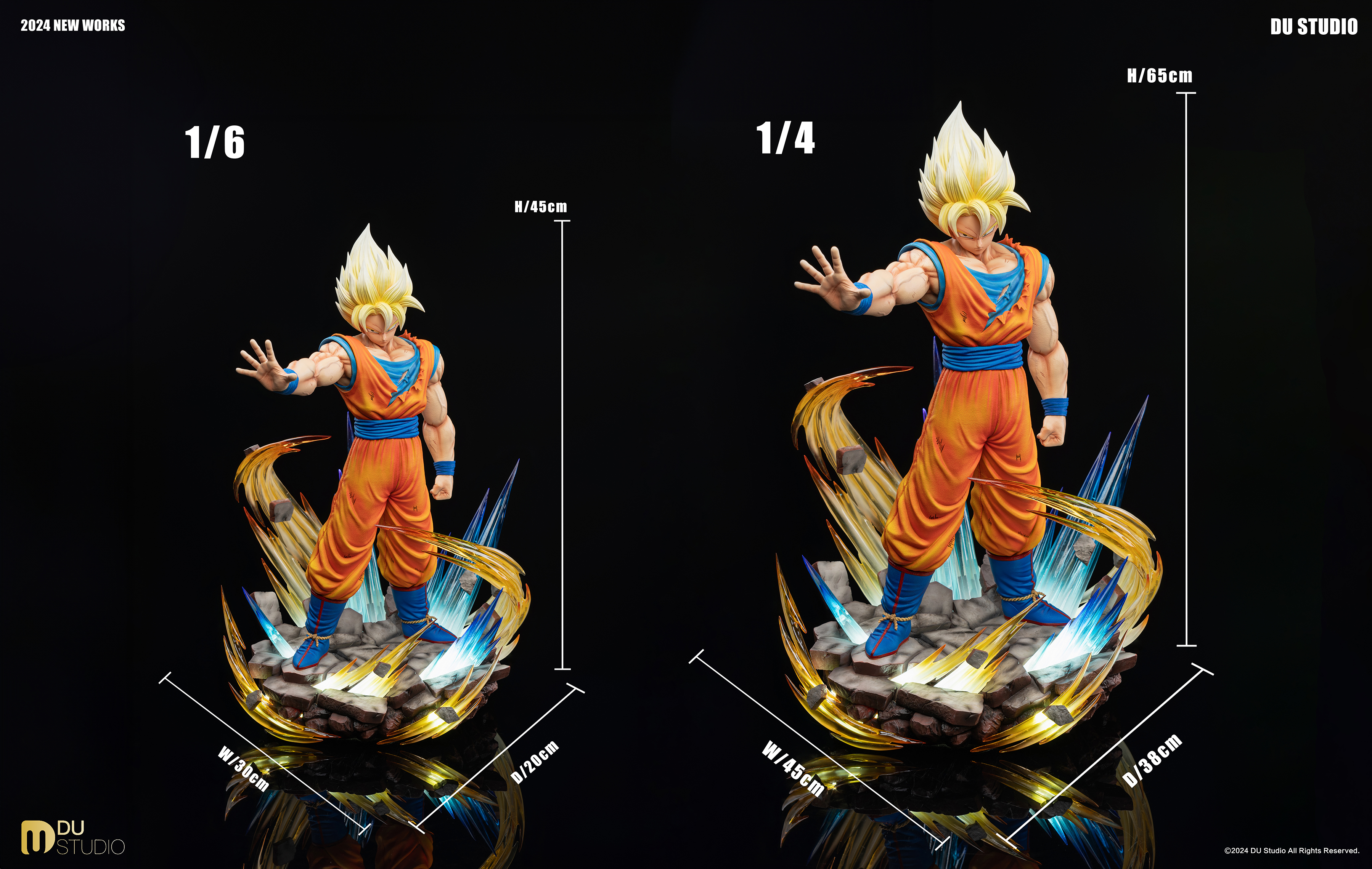 Du Super Saiyan Dragon Ball GK Limited Edition Handmade Statue Model