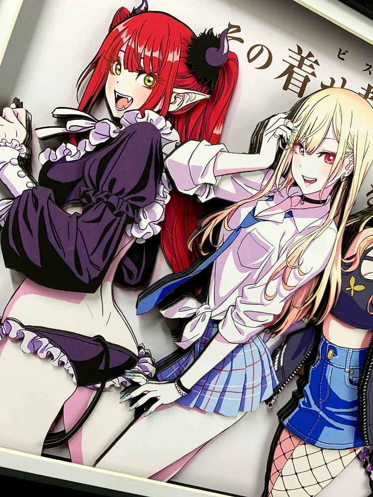 IN-STOCK Momo Studio - Up Darling Decorative Painting - My Dress-3D Decorative Paint of Marin Kitagawa A301 & A302 Scene Statue(GK) (Adult 18+)-Statue Master