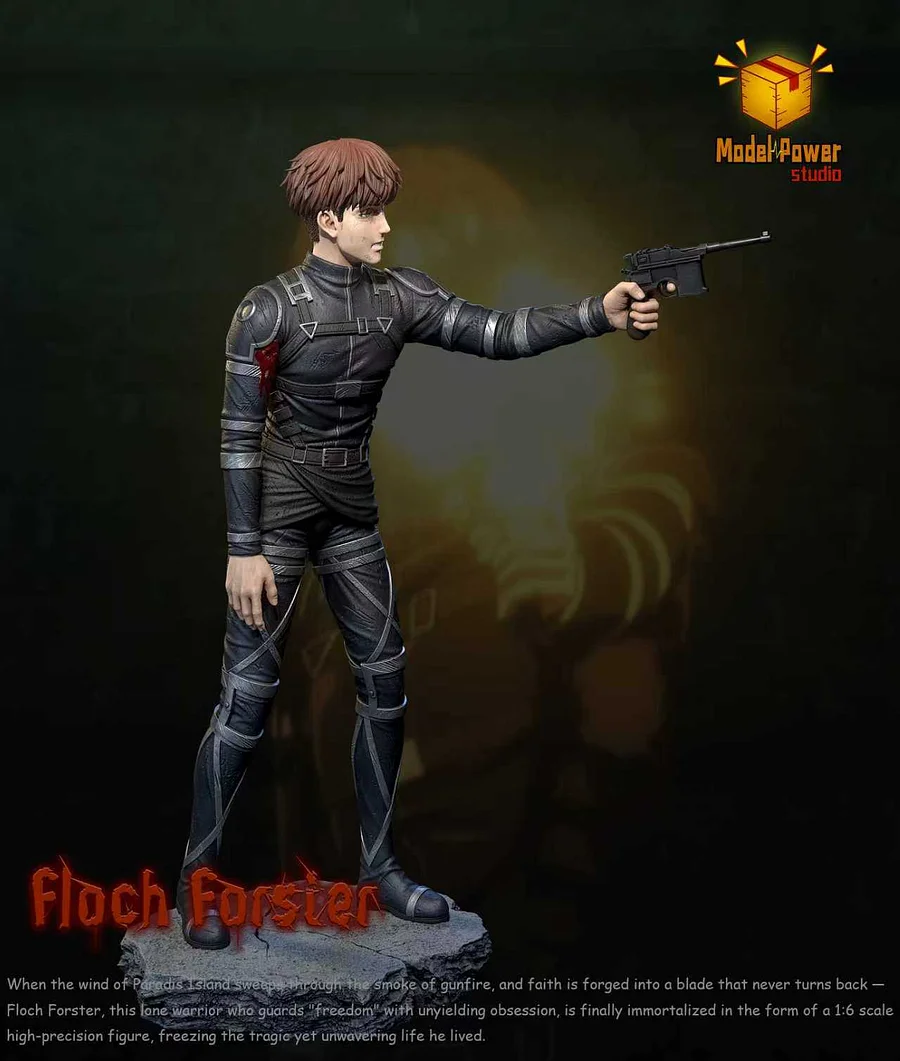 Model Power Studio - Floch Forster Attack on Titan Statue 