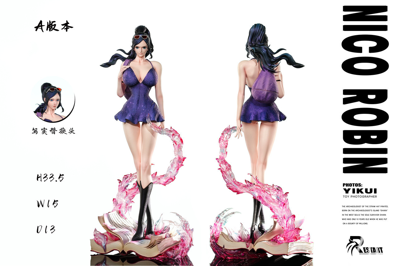 Restart Studio - One Piece Nico Robin Book Effects 1/6 Statue(GK) (Adult 18+)
