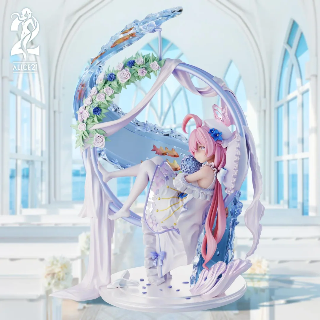  Alice21 Studio -  Blue Archive  Wedding Dress Ver. Takanashi Hoshino 1/6 Scale Statue(GK) (Adult 18+)-Statue Master