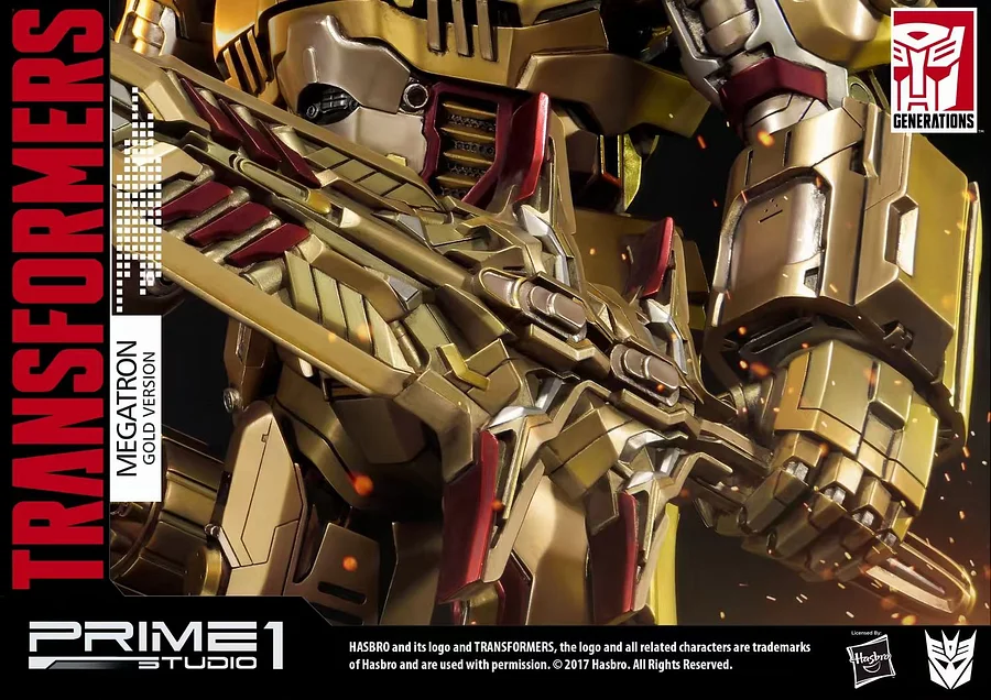 Prime 1 Studio - Premium Masterline Transformers: Generation 1 Megatron PMTF-02GL(Licensed) Statue 
